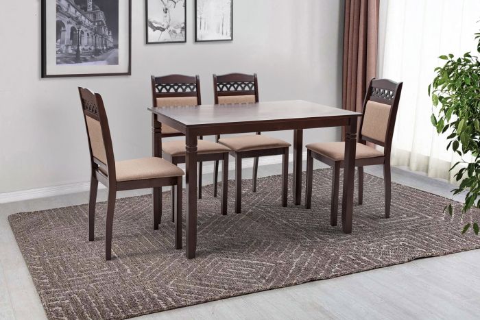 Комплект Бродвей (1+4) Тем.горіх DARK WALNUT