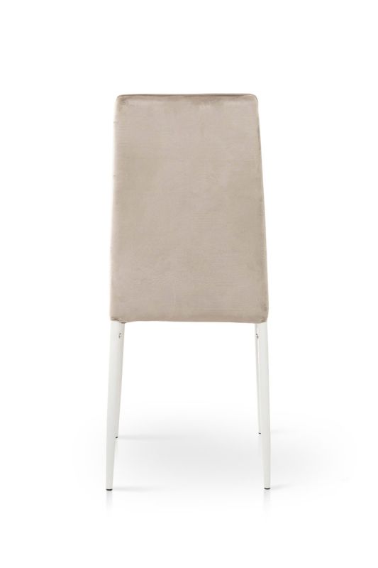 Стілець Річь, білий/велюр пісочний