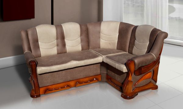 Мякий куток Візит 175*130(Brown+Beige) горіх