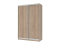 Шкаф купе Doros Сити Лайт Дуб Cонома 2 ДСП 150х60х225 (42002012)