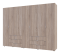 Распашной шкаф для одежды Doros Гелар комплект Cонома 3+4 ДСП 271,2х49,5х203,4 (42002127)