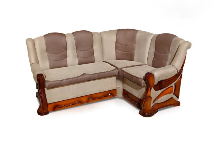 М"який куток розкл.Візит 175*130(Beige+Brown)горіх