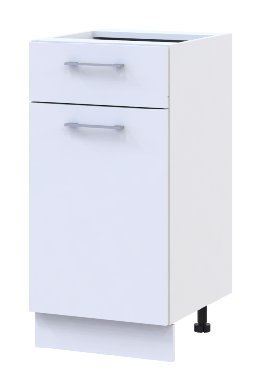 Кухня Doros Лея НЯ82_40 низ узкая Белый/Дуб Сонома ДСП 40х46.6х82 (81359337.6)