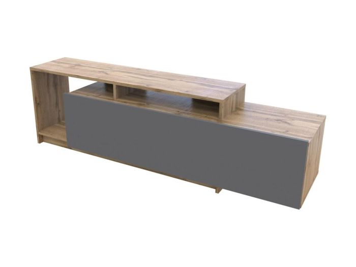 Стенка в гостинную Doros U2 Тахо Графит ДСП 160х38х48 (41510106)