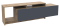 Стенка в гостинную Doros U2 Тахо Графит ДСП 160х38х48 (41510106)