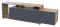 Стенка в гостинную Doros U2 Тахо Графит ДСП 160х38х48 (41510106)