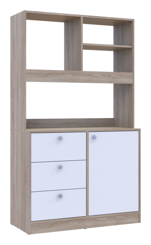 Мини-кухня Doros Лея Дуб сонома/Белый ДСП 100х43х171 (81359335)