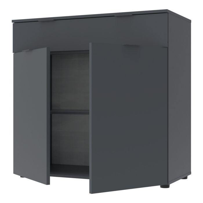 Комод Doros Рон 2 2 фасады 1 шухляда Графит 80х38х100 (41516004)