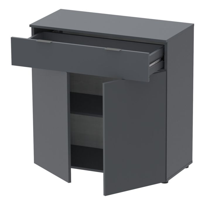 Комод Doros Рон 2 2 фасады 1 шухляда Графит 80х38х100 (41516004)