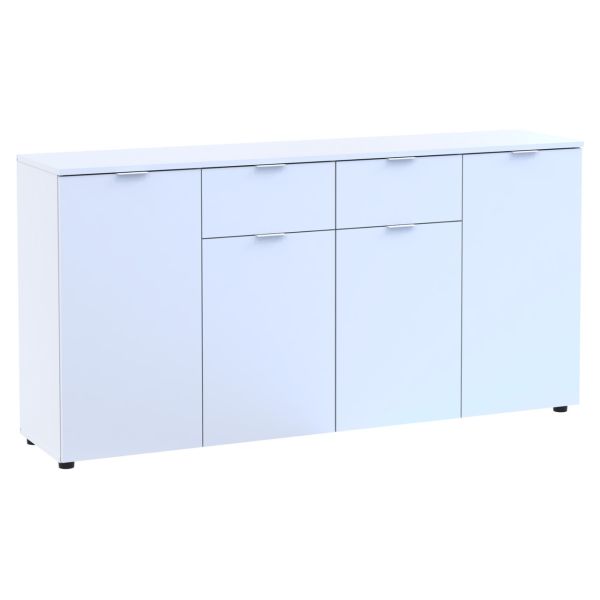 Комод Doros Рон 7 Белый 4 фасада 2 шухляды 160х38х81 (44900222)