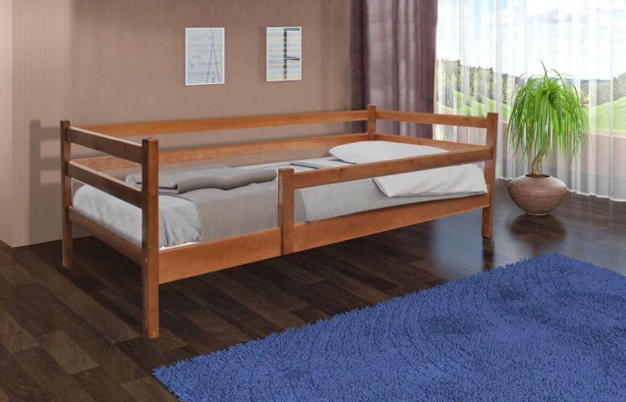 Ліжко Соня з огорожою 900*2000, вільха