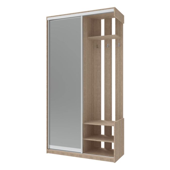 Прихожая Doros City One Door Дуб Cонома 1 Зеркало 110х45х210 (44900083)