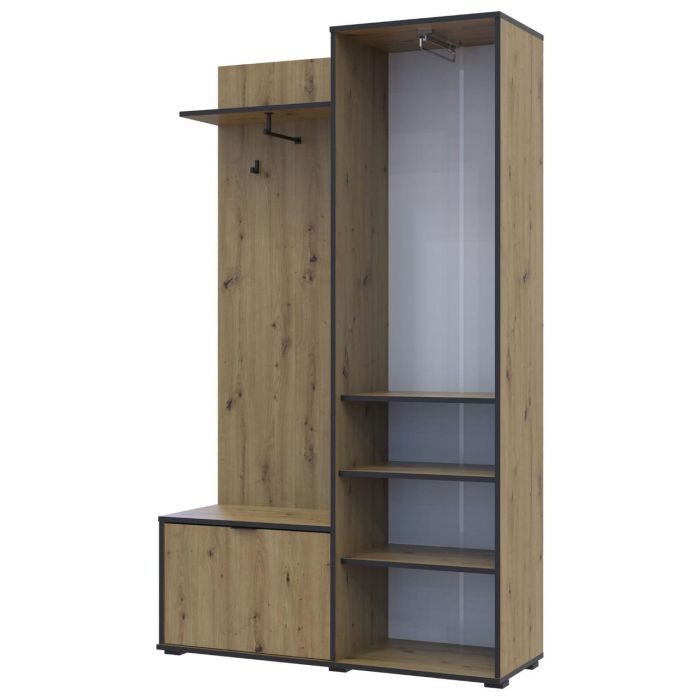 Прихожая Doros Дора Дуб Артизан 113,5х40х192 (44900218)