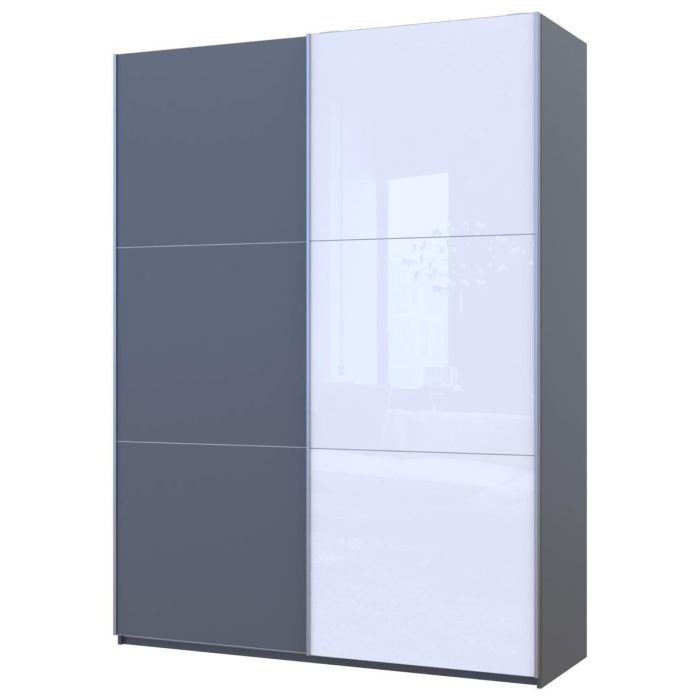 Шкаф купе Doros G-Caiser Графит Графит 1 ДСП / 1 стекло / 3 части 180х60х240 (42005090)