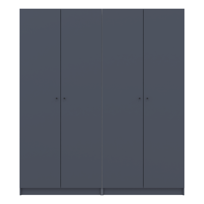 Комплект Doros Промо с полками Графит 2+2 ДСП 180х48х204 (44900289)