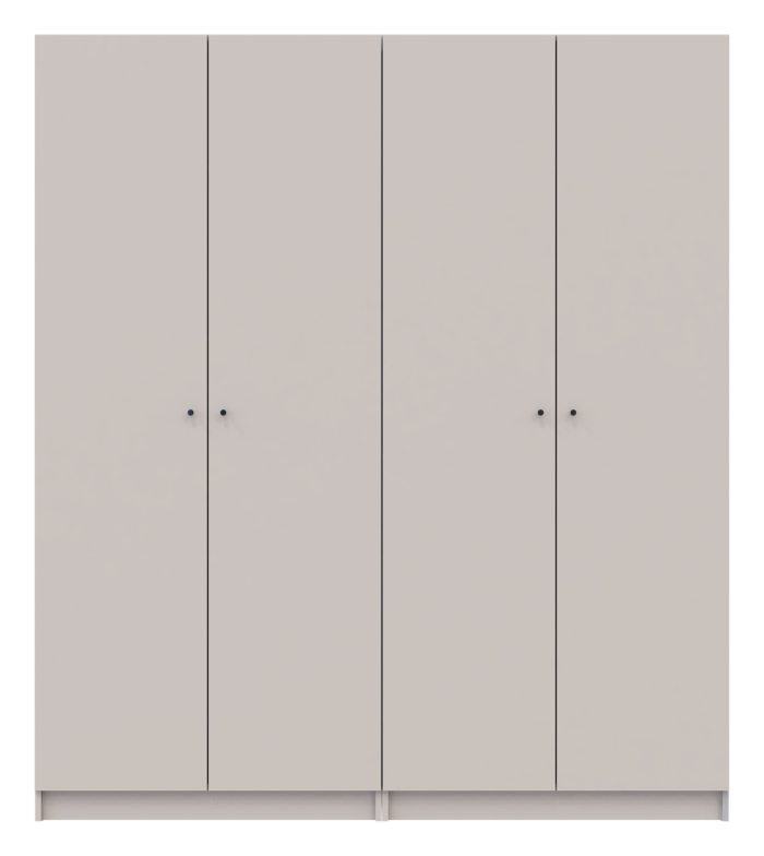 Комплект Doros Промо с полками Кашемир 2+2 ДСП 180х48х204 (44900290)
