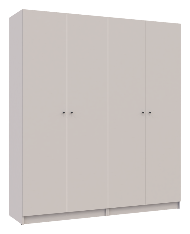 Комплект Doros Промо с полками Кашемир 2+2 ДСП 180х48х204 (44900290)