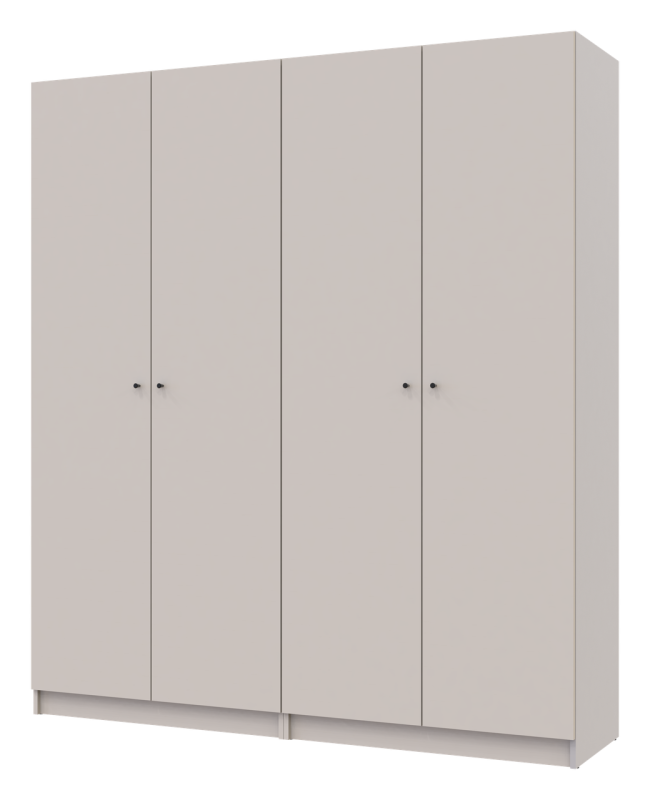 Комплект Doros Промо с полками Кашемир 2+2 ДСП 180х48х204 (44900290)