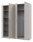 Комплект Doros Промо с полками Кашемир 2+2 ДСП 180х48х204 (44900290)
