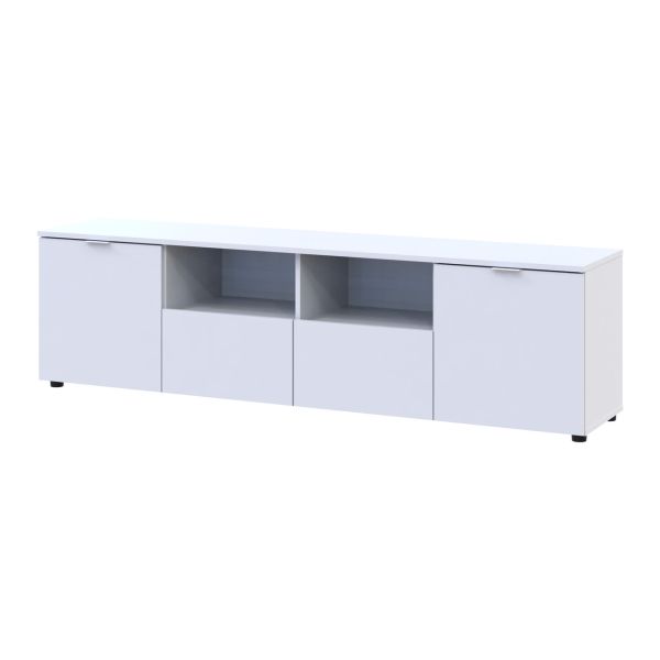 Комод Doros Рон 4 Белый 2 фасада 2 шухляды 180х38х50 (44900221)