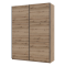 Шкаф купе Doros G-Caiser Дуб Эвок 2 ДСП / 3 части 180х60х240 (80737748)