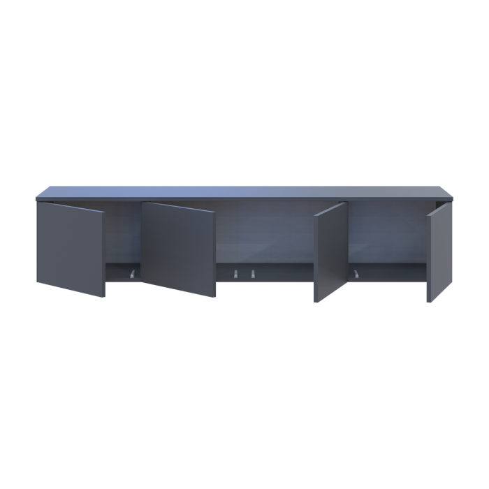Тумба ТВ Doros Левия Графит 4Д 160х35х33 (41516088)