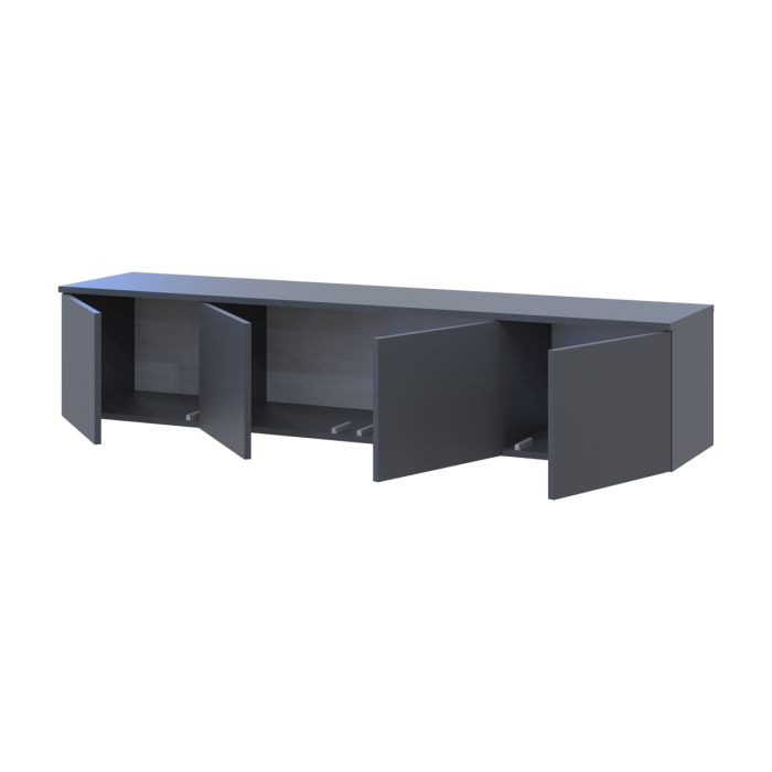 Тумба ТВ Doros Левия Графит 4Д 160х35х33 (41516088)