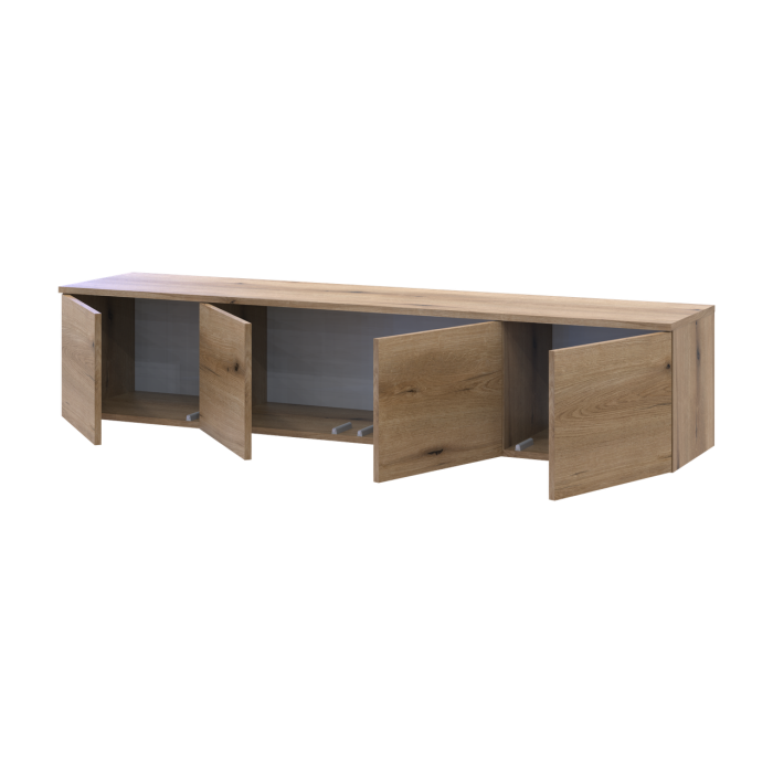 Тумба ТВ Doros Левия Дуб Эвок 4Д 160х35х33 (41516094)
