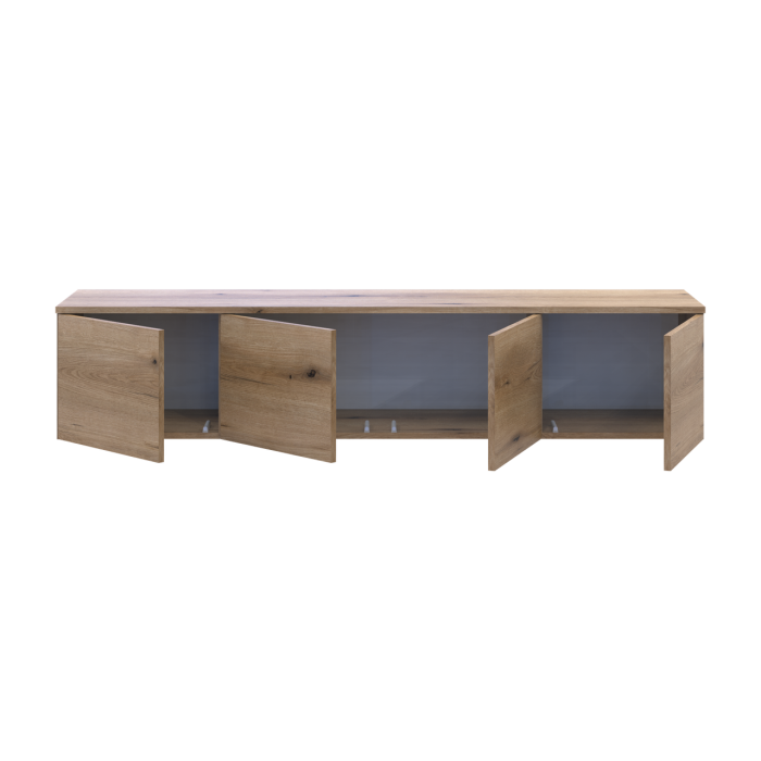 Тумба ТВ Doros Левия Дуб Эвок 4Д 160х35х33 (41516094)