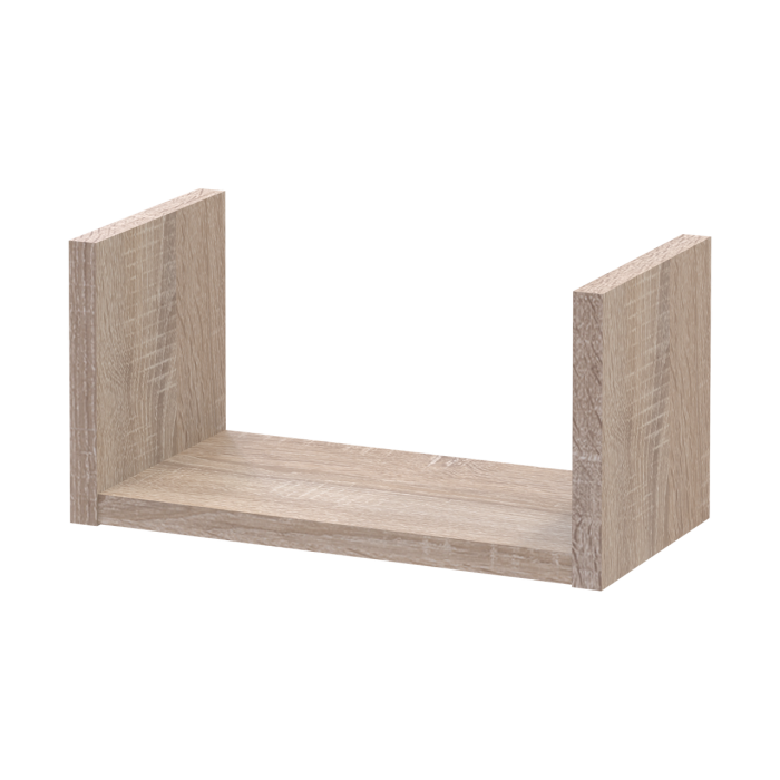 Комплект полок Doros Фил Дуб Сонома 3 шт. 30/45/60х15х15 (41516081)