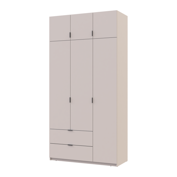 Распашной шкаф для одежды Doros Лукас Кашемир 3ДСП 120х50х240 (80737798)