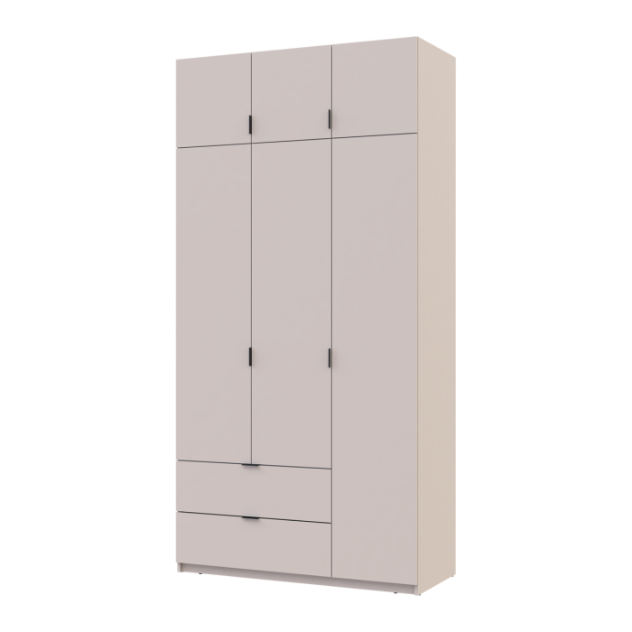 Распашной шкаф для одежды Doros Лукас Кашемир 3ДСП 120х50х240 (80737798)