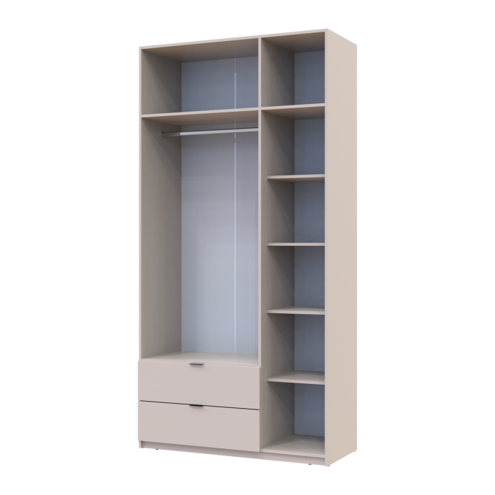 Распашной шкаф для одежды Doros Лукас Кашемир 3ДСП 120х50х240 (80737798)