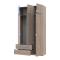 Распашной шкаф для одежды Doros Лукас Дуб Сонома 3ДСП 135х50х240 (80737803)