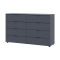 Комод Doros Рон 8 Графит 8 Ящичков 130х38х81 (41516173)