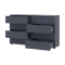 Комод Doros Рон 8 Графит 8 Ящичков 130х38х81 (41516173)