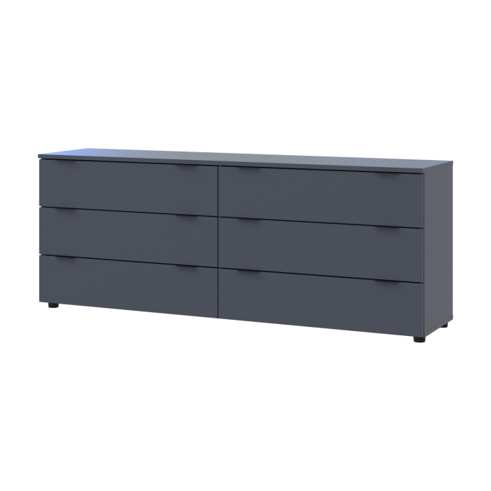 Комод Doros Рон 9 Графит 6 Ящичков 160х38х62 (41516176)