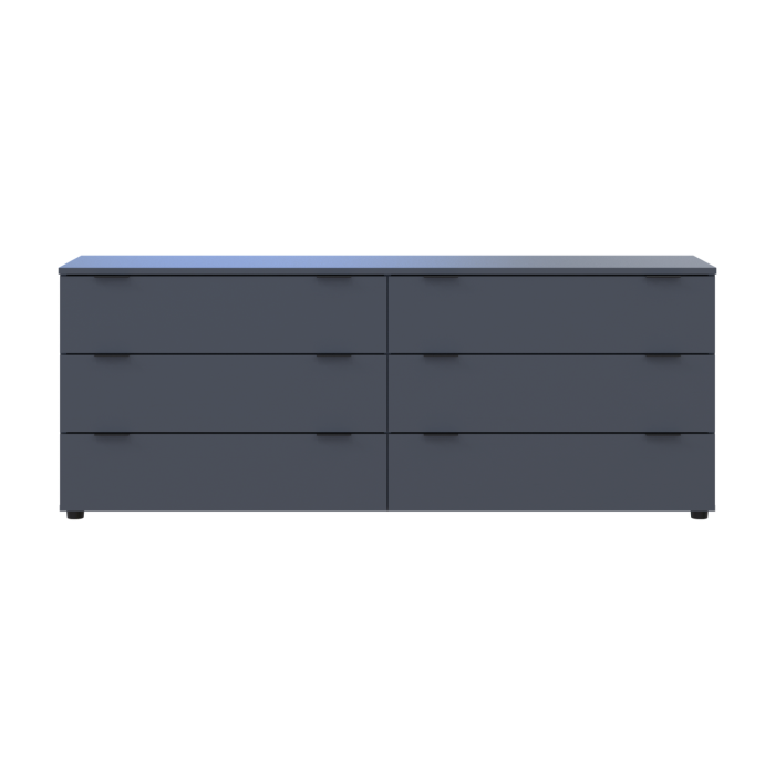 Комод Doros Рон 9 Графит 6 Ящичков 160х38х62 (41516176)