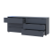 Комод Doros Рон 9 Графит 6 Ящичков 160х38х62 (41516176)