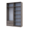 Распашной Шкаф для одежды Doros Лукас Канноло/Канноло 160х50х240 (44900366)