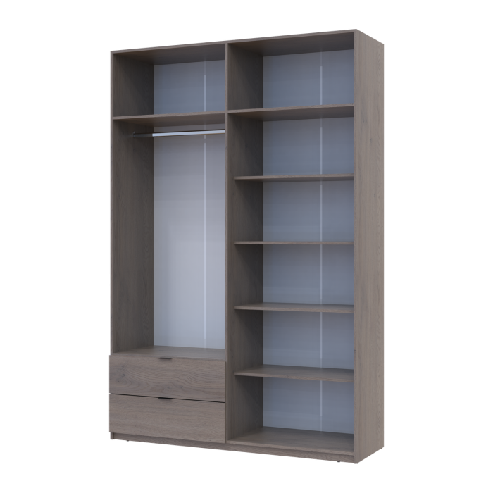 Распашной Шкаф для одежды Doros Лукас Канноло/Канноло 160х50х240 (44900366)