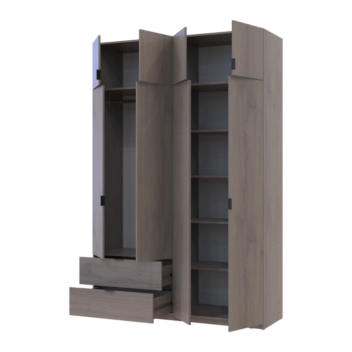Распашной Шкаф для одежды Doros Лукас Канноло/Канноло 160х50х240 (44900366)