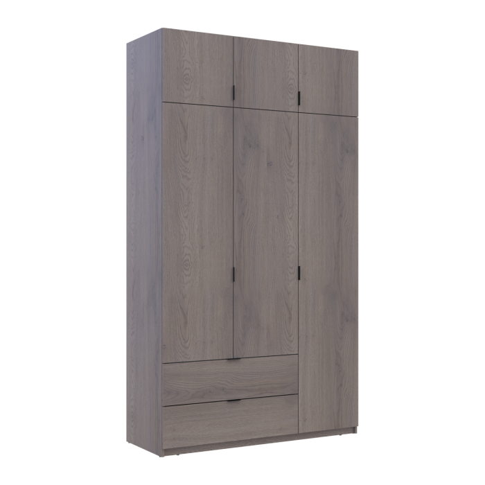 Распашной шкаф для одежды Doros Лукас Канноло/Канноло 3 ДСП 135х50х240 (44900369)
