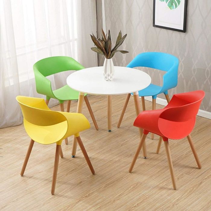 Стіл обідній СІРІУС (Китай) MDF (D=60cm), білий