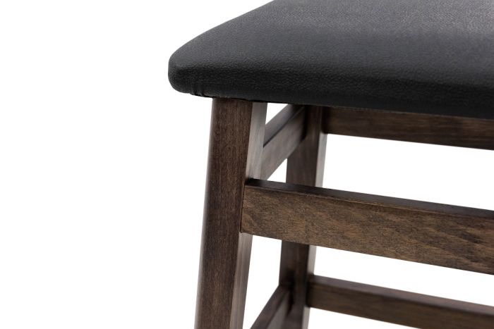 Табурет посилений Витязь, горіх темний