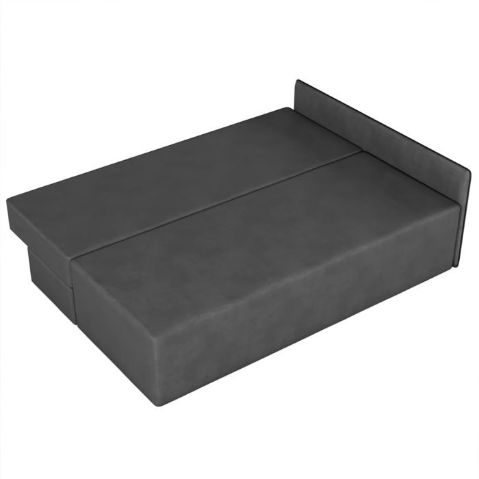 Угловой диван ортопедический iSmart MORRO Maxi еврокнижка 205x149 см (матрас Silver) графит Laura 15 (ISM-051361)