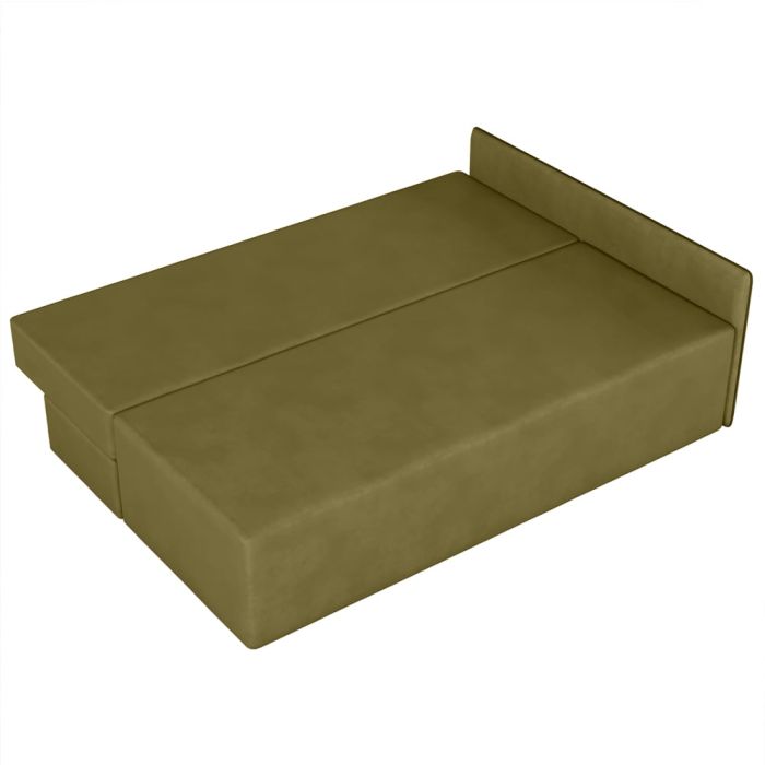 Угловой диван ортопедический iSmart MORRO Maxi еврокнижка 205x149 см (матрас Silver) оливковый Laura 27 (ISM-051362)