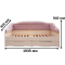 Кровать детская односпальная LION Л-9 с мягкой спинкой и выдвижными ящиками 190x90 см Гранит серый/Лили-02 (LION-041473)