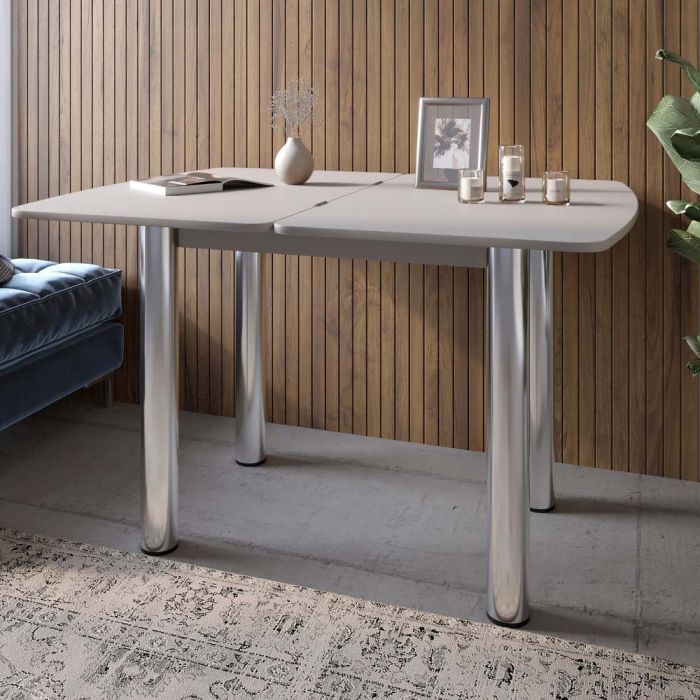 Обеденный стол раскладной LION Нота Кашемир 60x90/90x120 (LION-041285)