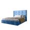Двуспальная кровать с подъемным механизмом LION Нино 180x200 см SILK 503 Темно-синий (LION-045035)